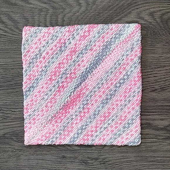 Hand Knit Hot Pad - Picture 2 of 6